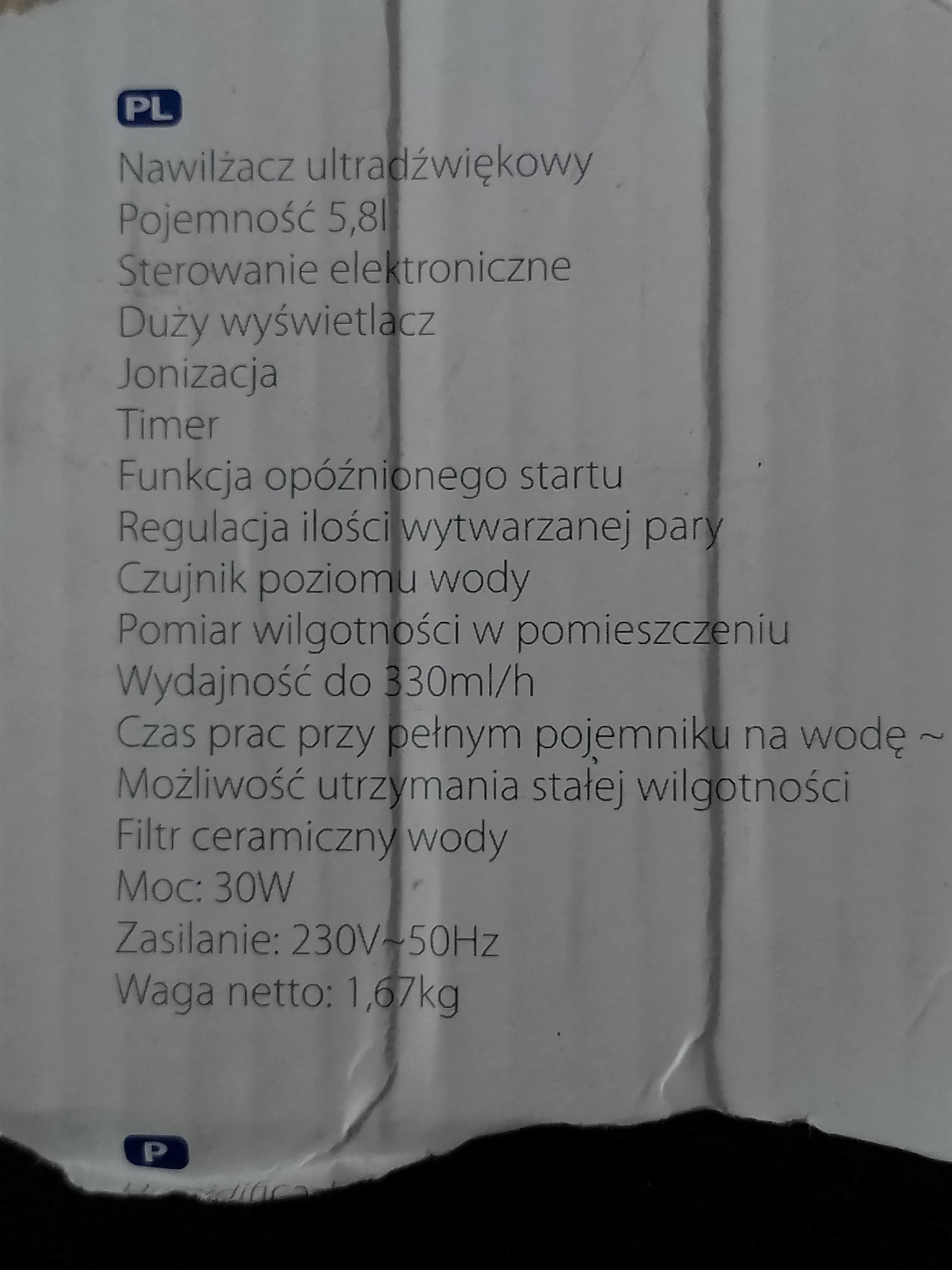 Nawilżacz powietrza Camry