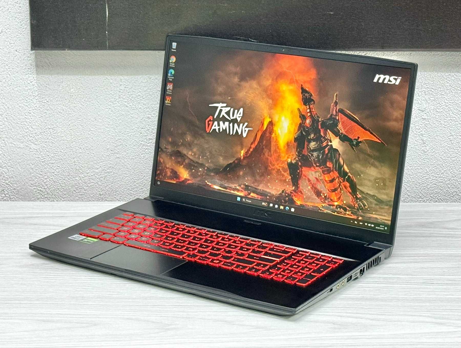 17 ДЮЙМОВИЙ Ігровий MSI GF75 THIN (Core i5-10200H, GTX1660TI, 144Hz)