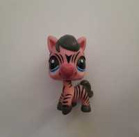 różowa zebra Littlest pet shop