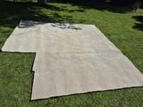 Wykładzina beżowa 332cm×325cm używana