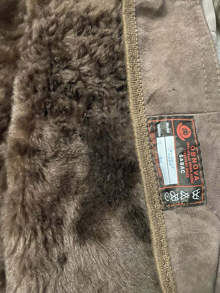 Kożuch damski Sabac model Liza 40 L vintage