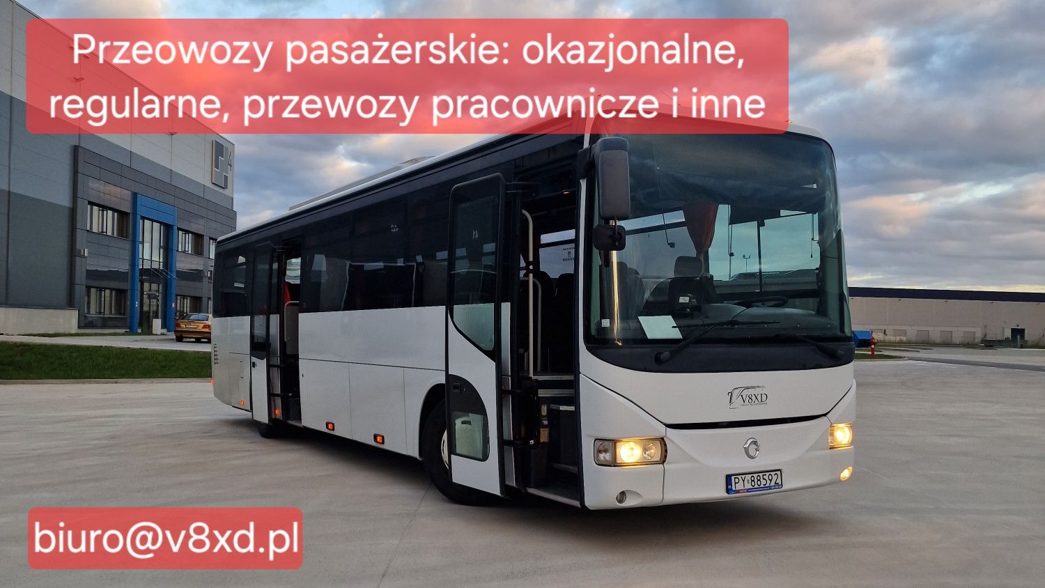 Przewóz pracowników, przewozy pracownicze, transport,wynajem autokarów