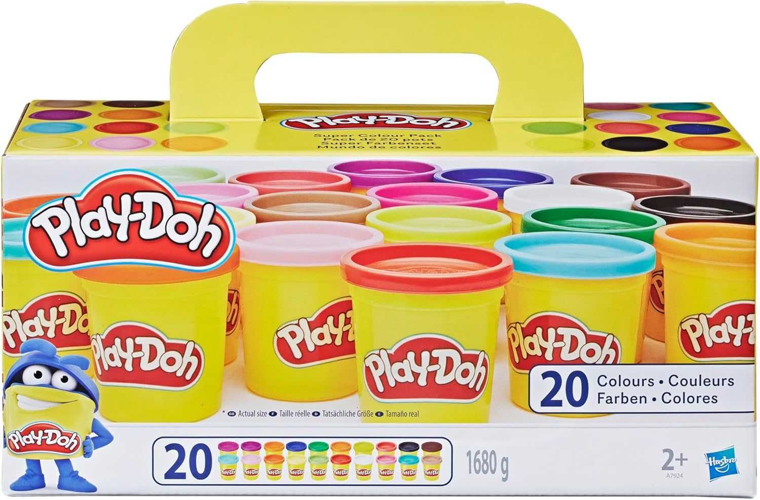 Play-Doh ciastolina zestaw 17 tub Hasbro A7924 C150