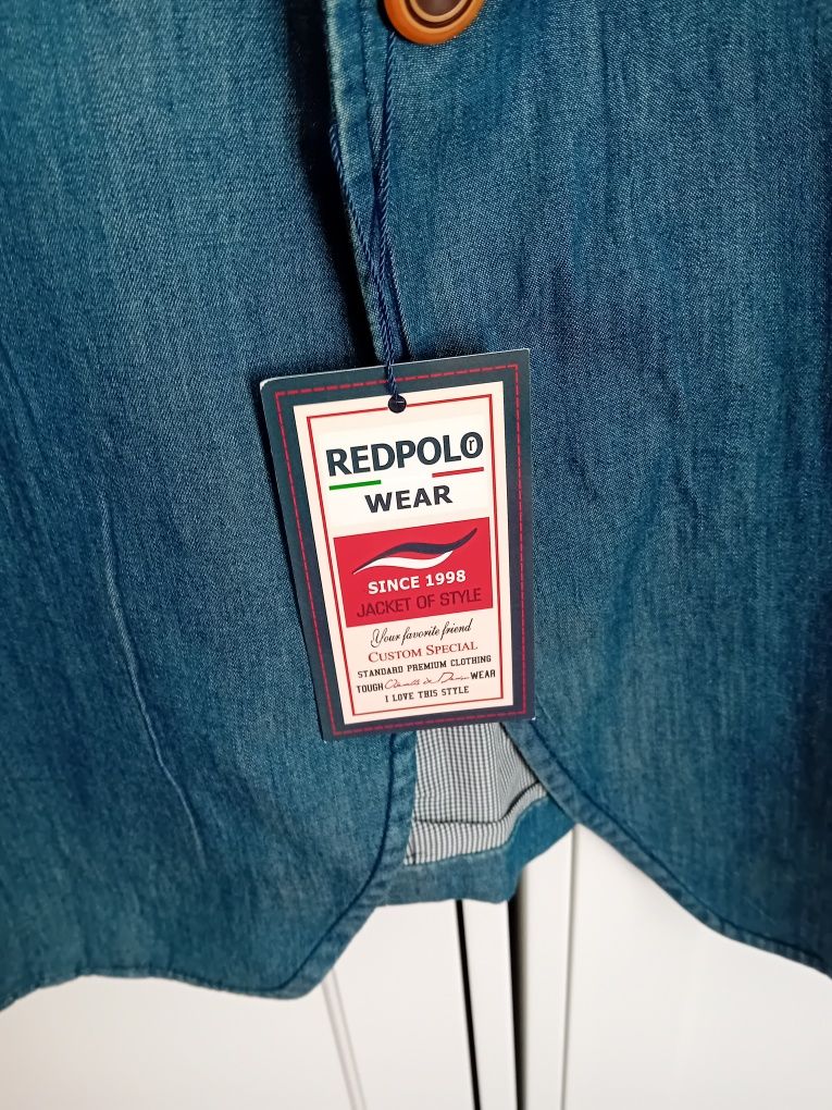 #Redpolo grand marynarka granatowa niebieska jeansowa