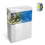 AQUAEL GLOSSY ST 215L 100x40x63 Zestaw z SZAFKĄ ZD Biały Day&Night