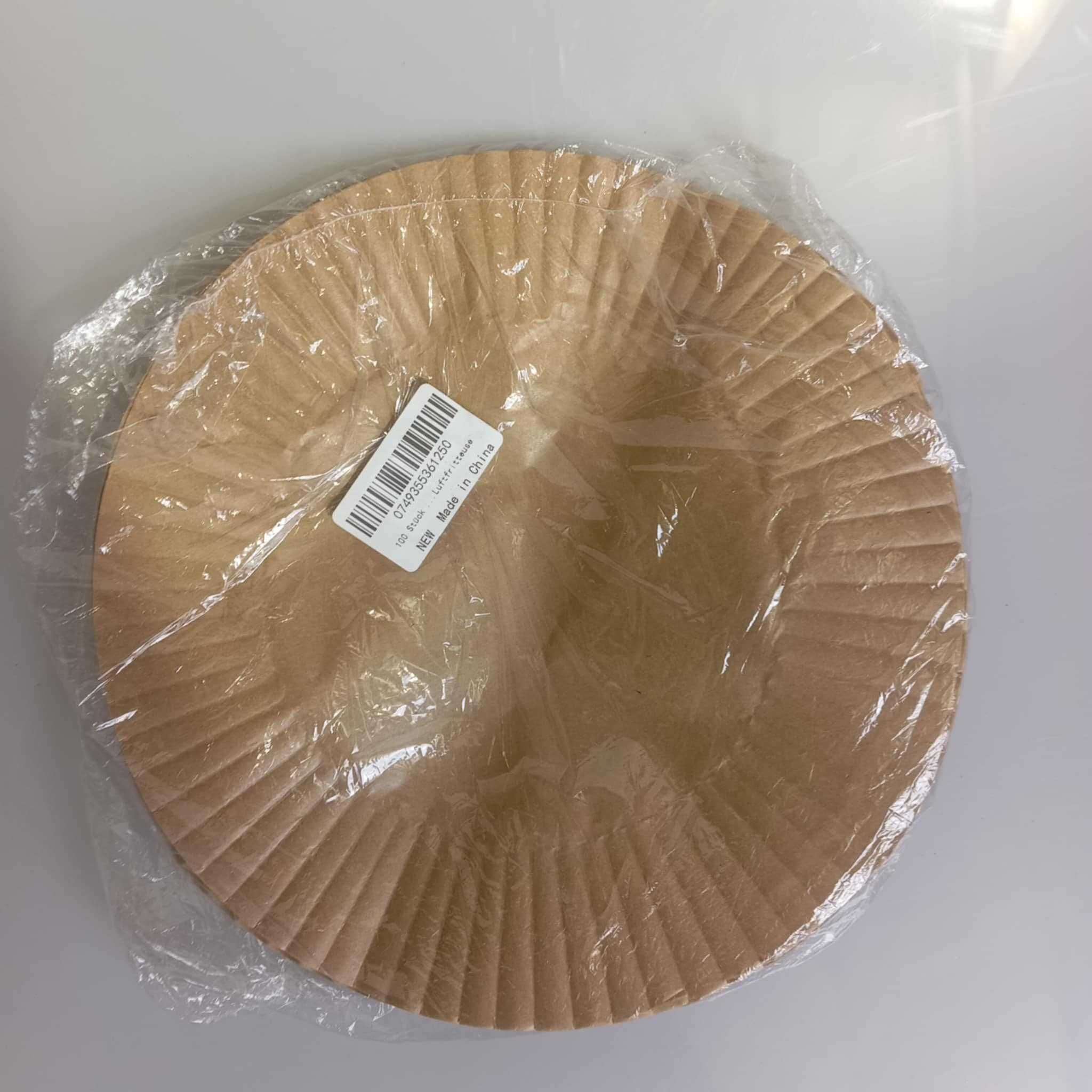 Zestaw 100 sztuk papieru okrągły piekarnik do frytkownicy Air Fryera