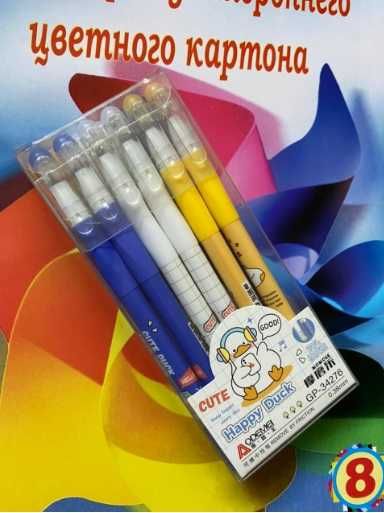 Наборы по 84 грн - Ручка "пишет-стирает" - 8 ВИДОВ - аніме мультики