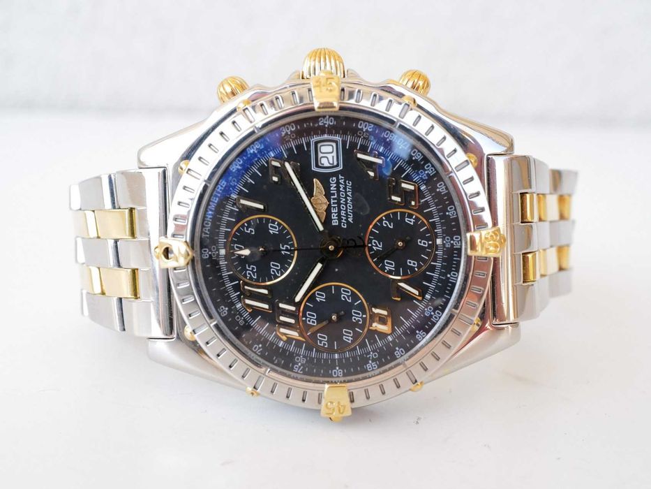 Breitling Chronomat Chronograph Steel Gold 39mm