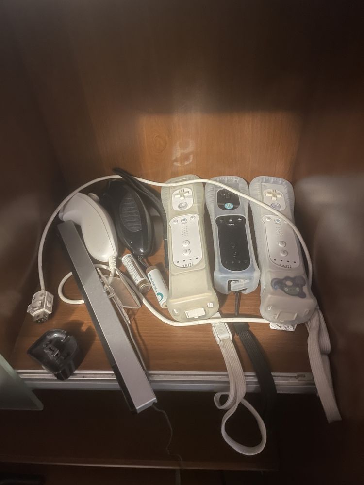 Wii com jogos mais plataforma