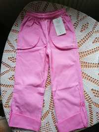 Spodnie bawełniane rozmiar 122, firma Kora