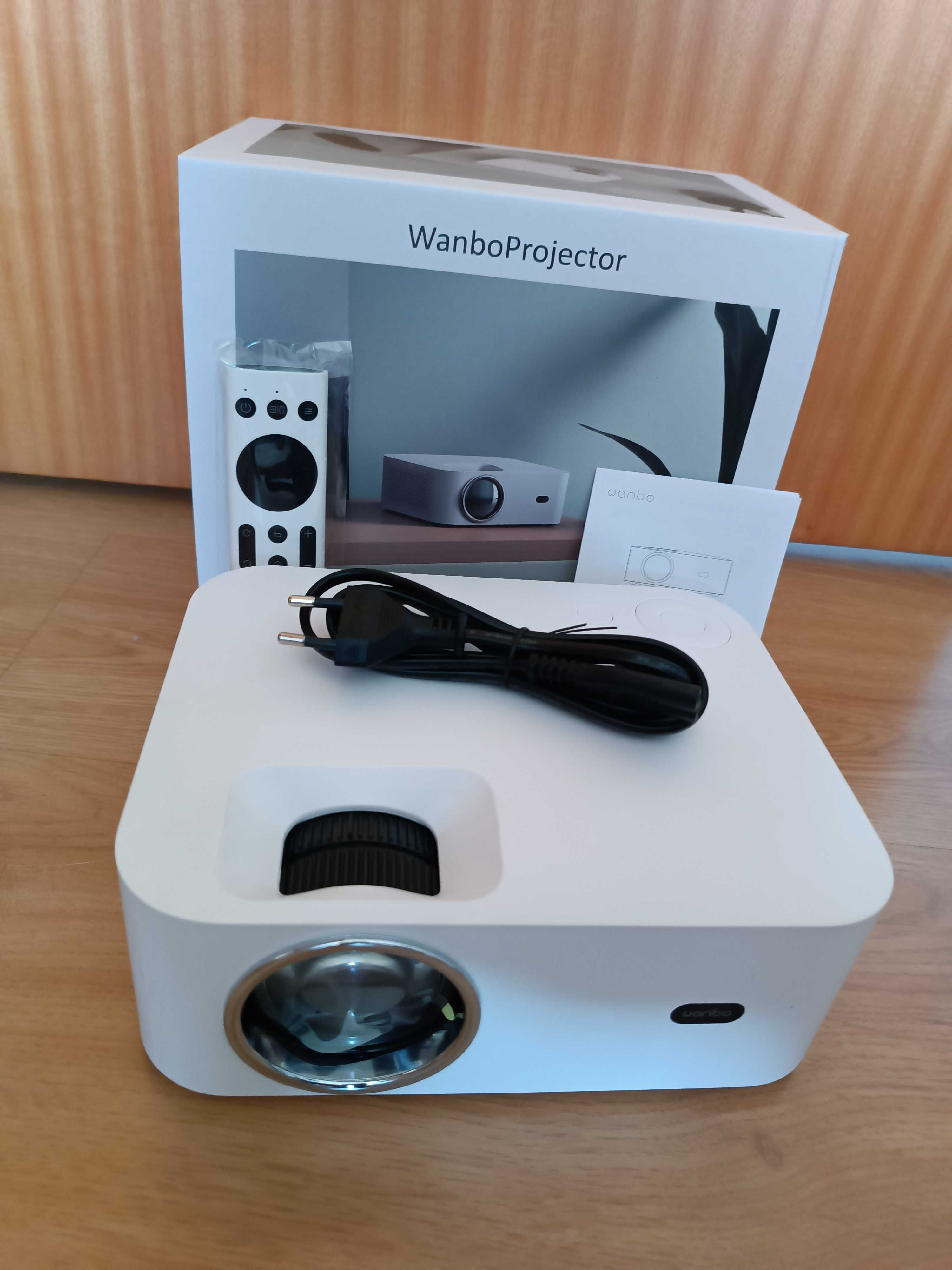 Projetor Xiaomi Wanbo / WiFi Mirroring / 5000 Lumens / 1080p (NOVO)