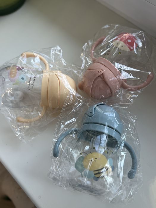 Поїльники-непроливайки з трубочкою (уцінка)