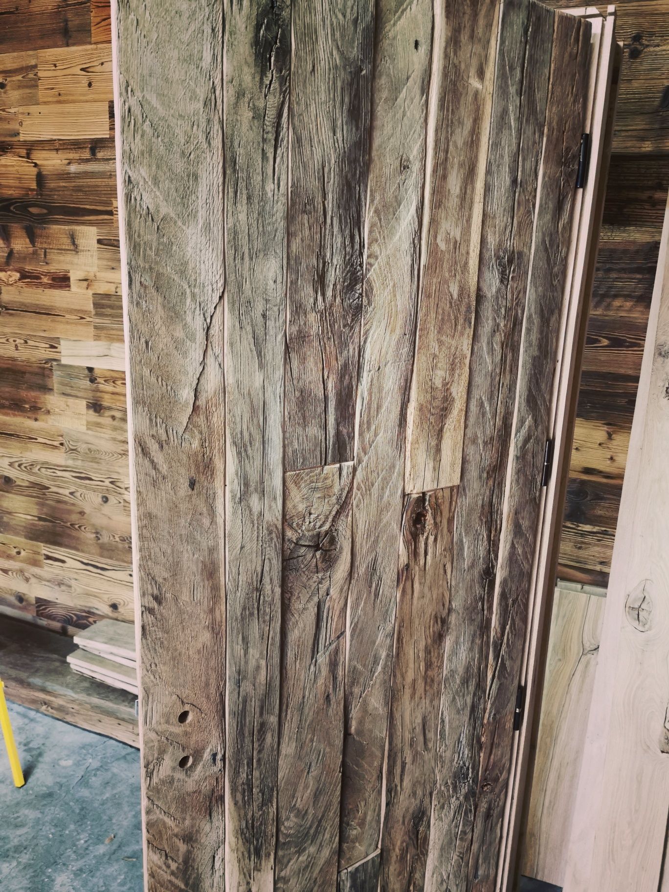 Drzwi panel okleina stare drewna
