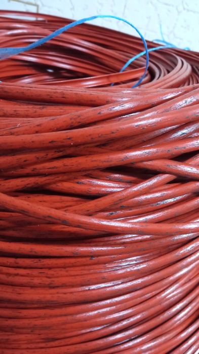 Штучний ротанг. Поліротанг напівтрубка 6 мм для кашпо