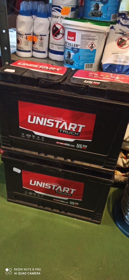 Akumulator Unistart 12v 900A