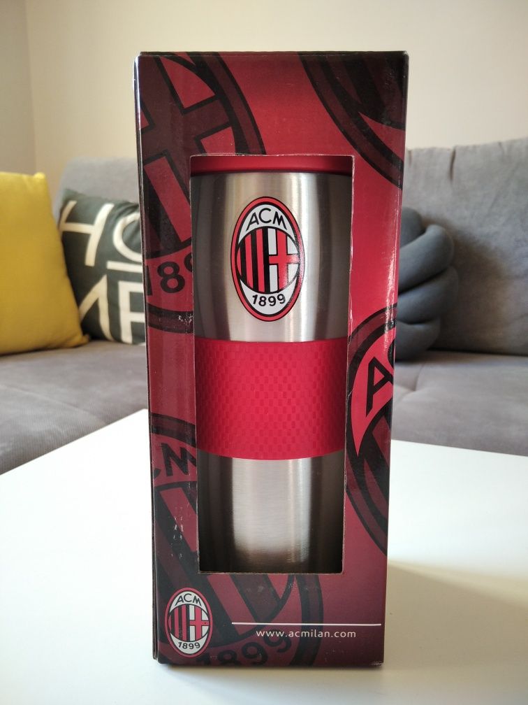 AC Milan Kubek termiczny 400ml - oficjalny produkt Rossoneri - nowy