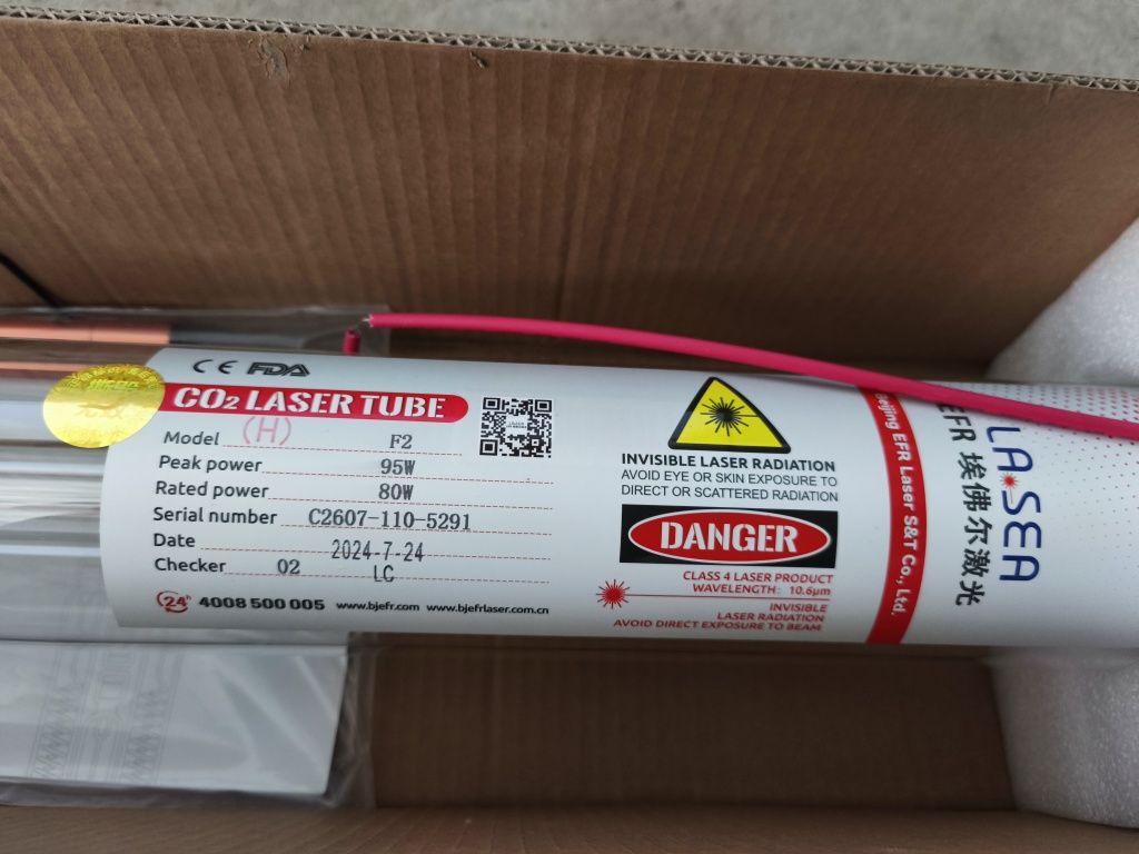 Tubo laser CO2 80w