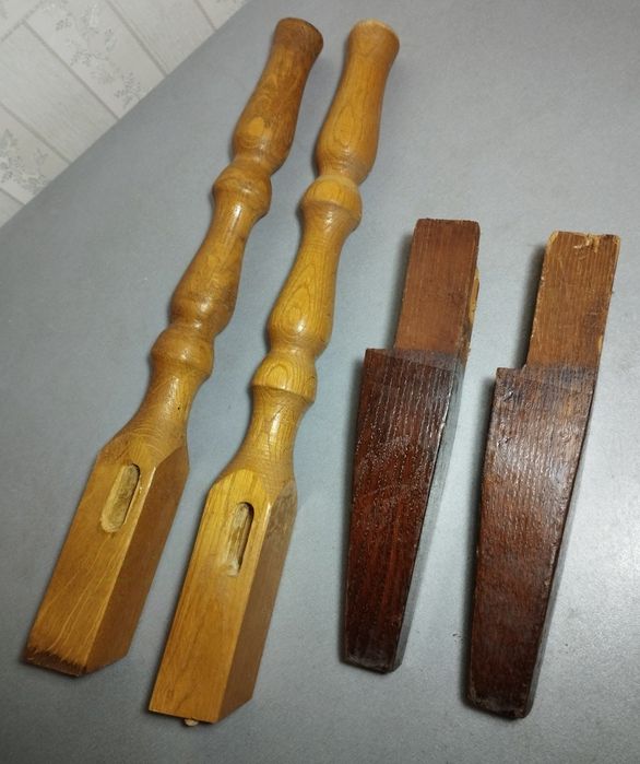Фигурные ножки (разные наборы), металл, дерево, винтаж