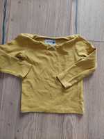 Żółta koszulka z długim rękawem next 12-18m 86 cm