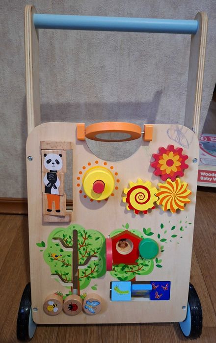 Дерев'яні ходунки-каталка