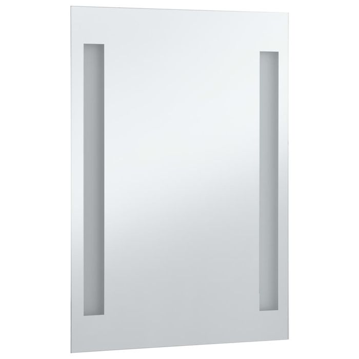 Vidaxl Ścienne Lustro Łazienkowe Z Led, 60 X 100 Cm