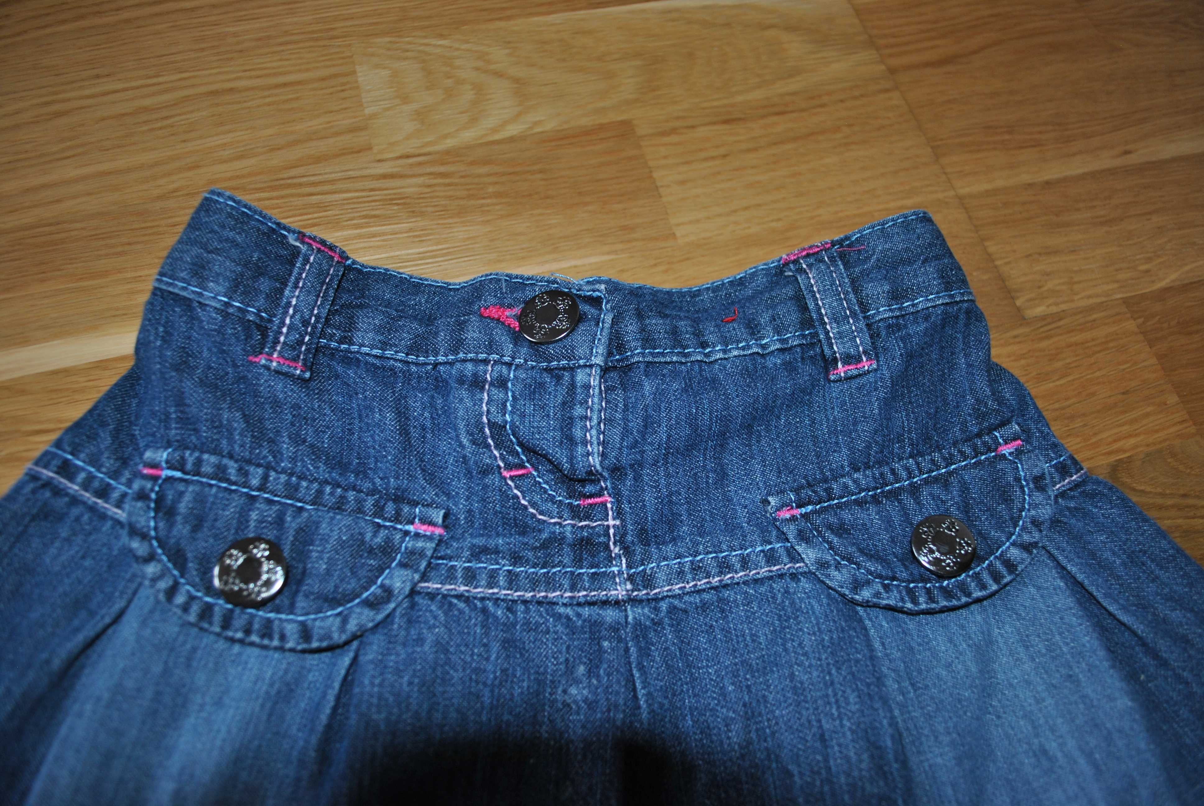 Spódnica jeansowa r. 110 M&Co