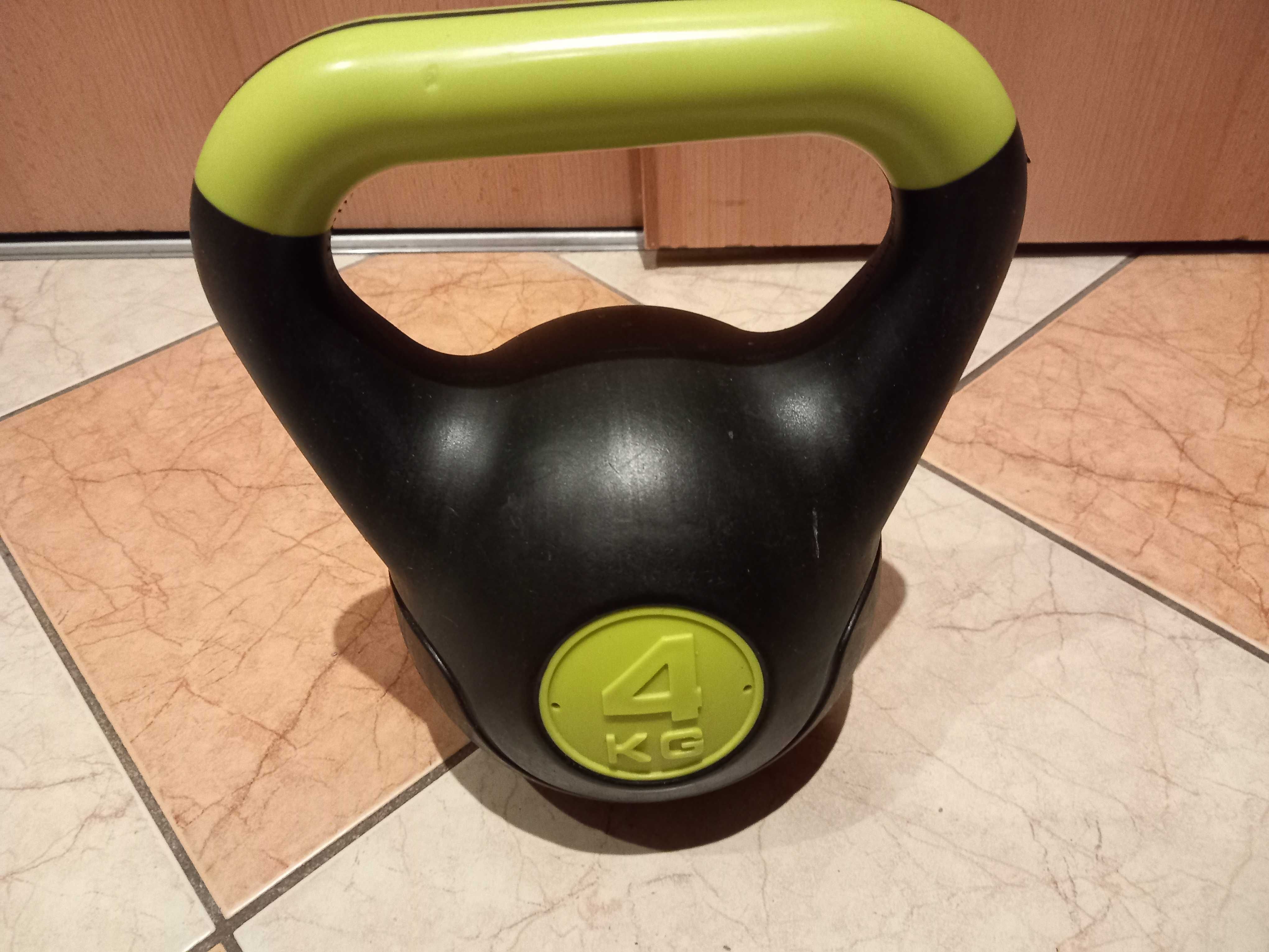 Drążek do podciągania, kettlebal 4kg, push up pro profesional