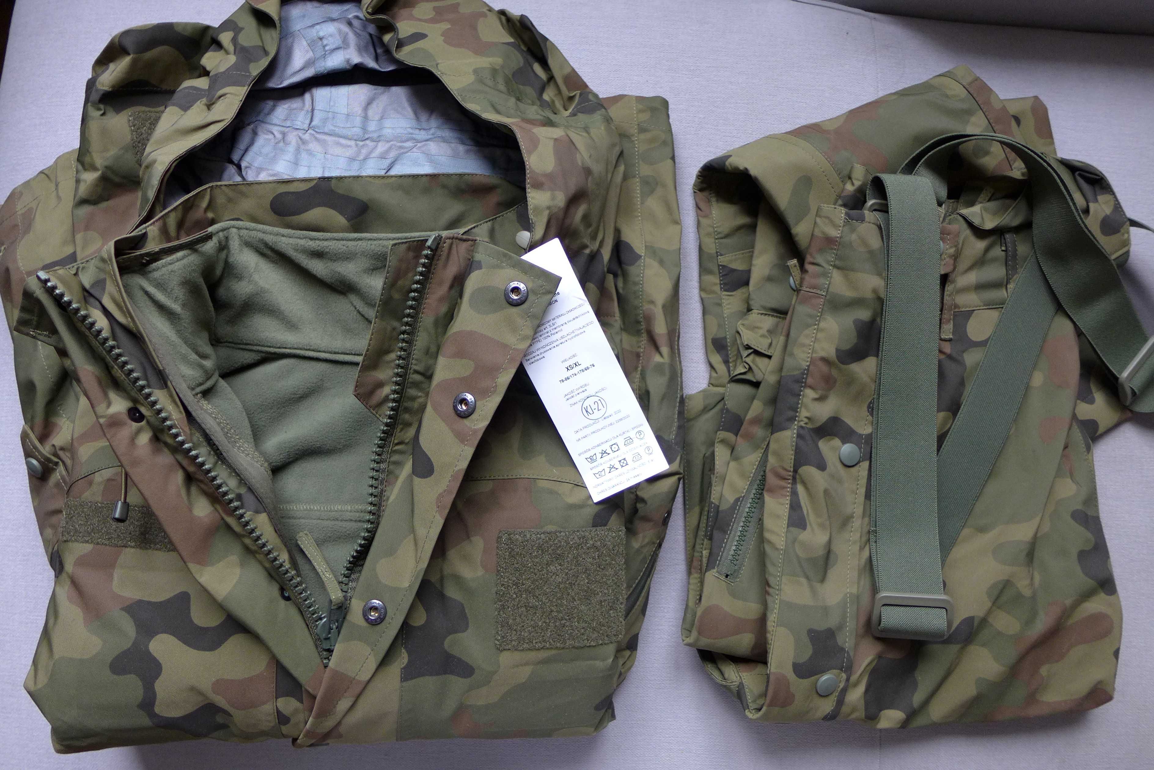 Ubranie Ochronne GORETEX 128Z/MON XS/XL kurtka + spodnie + softshell