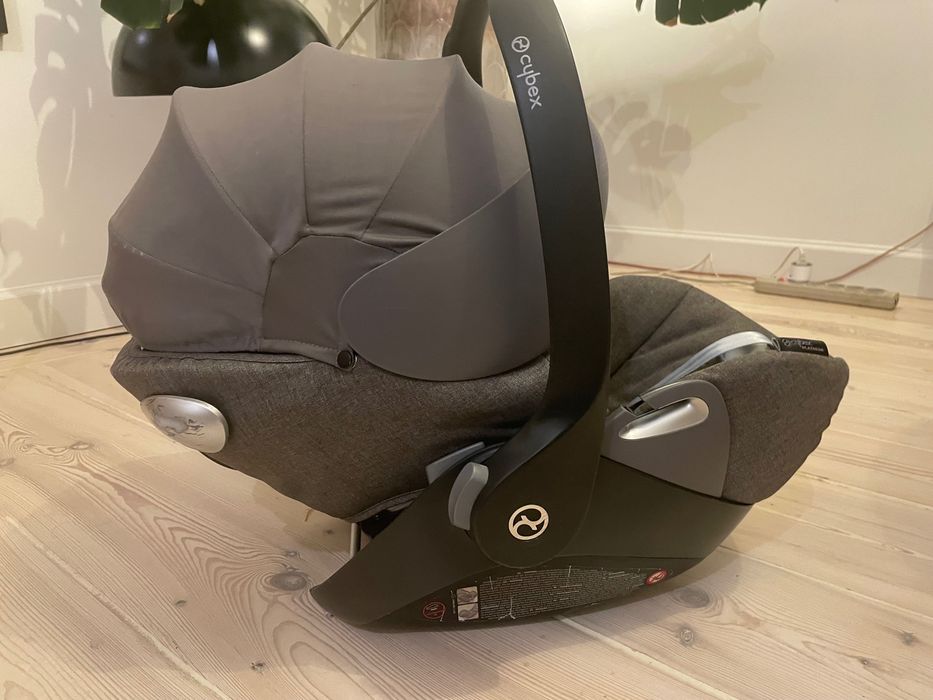 Fotelik Cybex Cloud Q [0-13kg] Manhattan grey SOFIX+wkładka niemowlęca