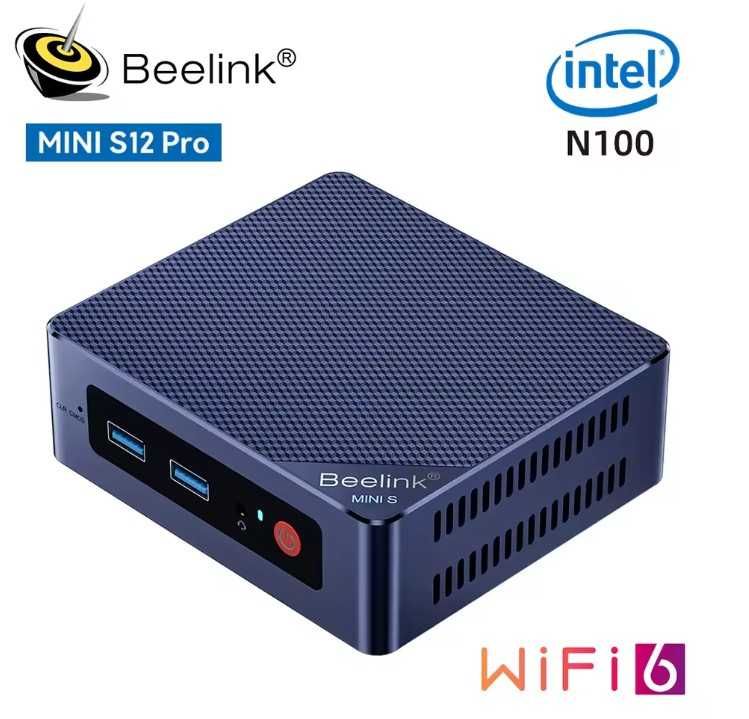 Неттоп мини ПК Beelink MINI S12 N100\16Gb\500SSD
