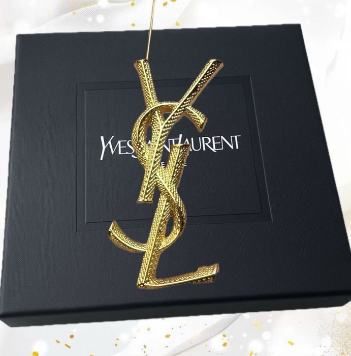 Broszka złota snake