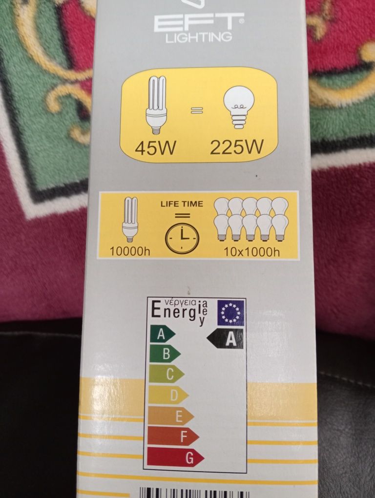 Lâmpadas novas classe energética A