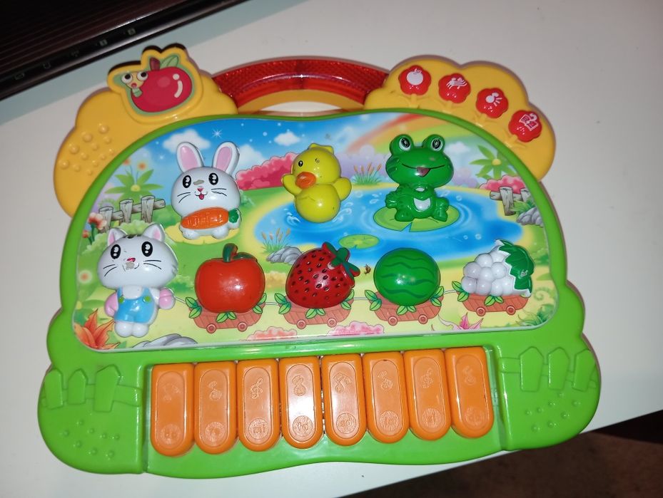 Дитяче піаніно з тваринками англ. мова