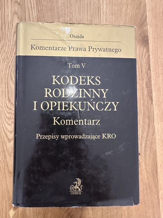 Kodeks Rodzinny i Opiekuńczy Komentarz Osadja C.H Beck