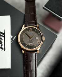 Tissot Tradition Anthracite Automatic Rose Gold
