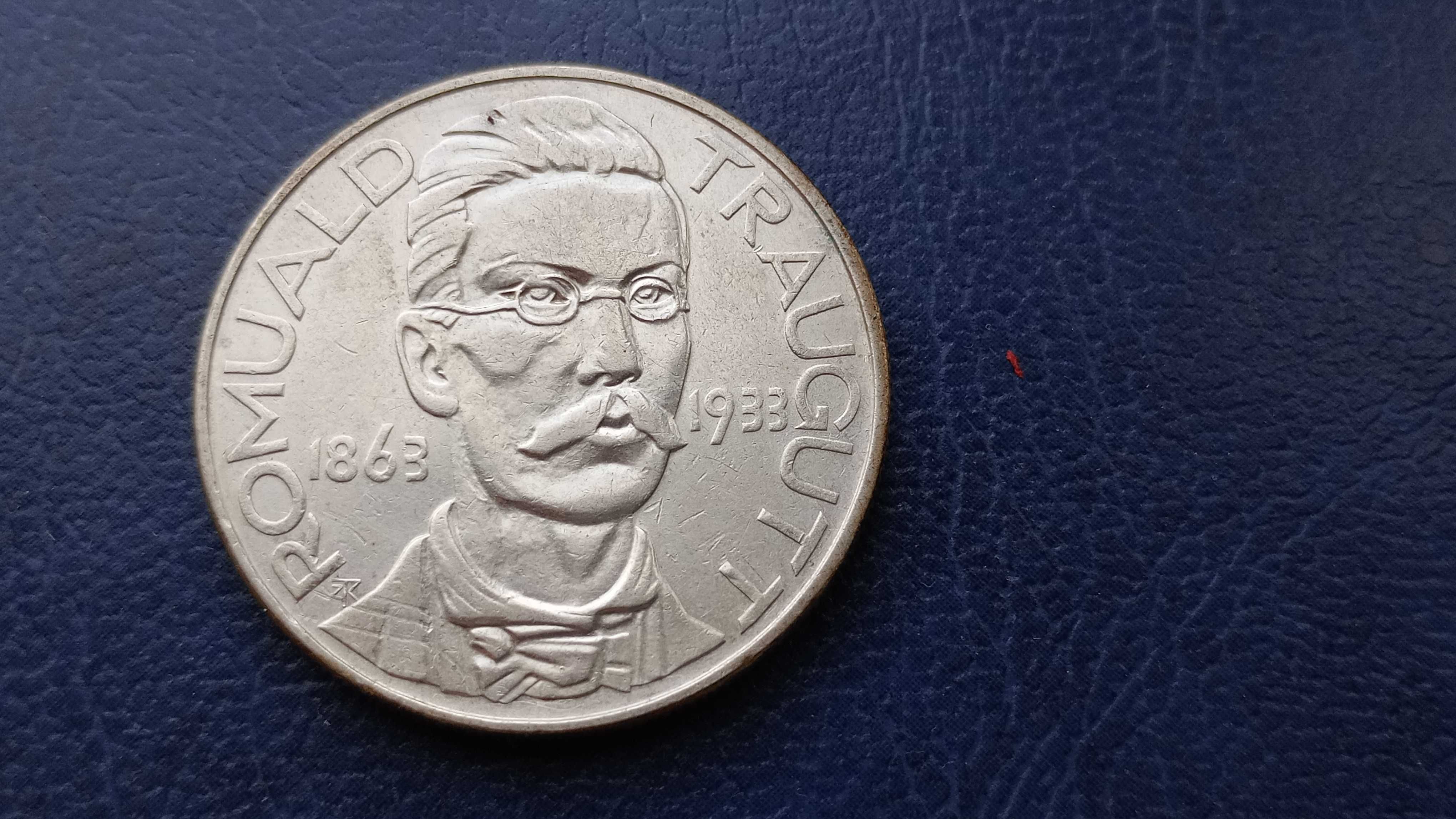 Stare monety 10 złotych 1933 Traugutt 2RP srebro PIekna
