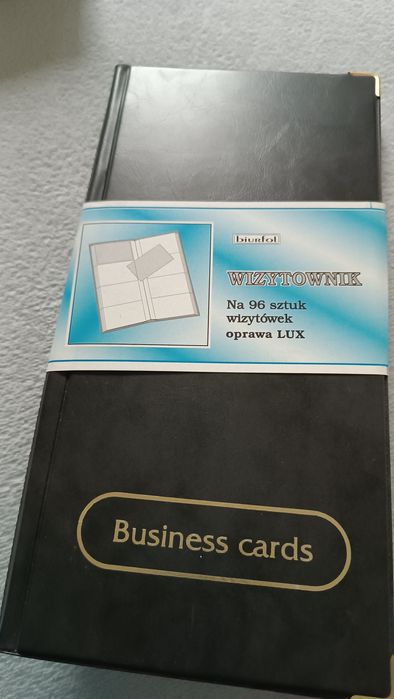 Wizytownik na 96 wizytówek nowy