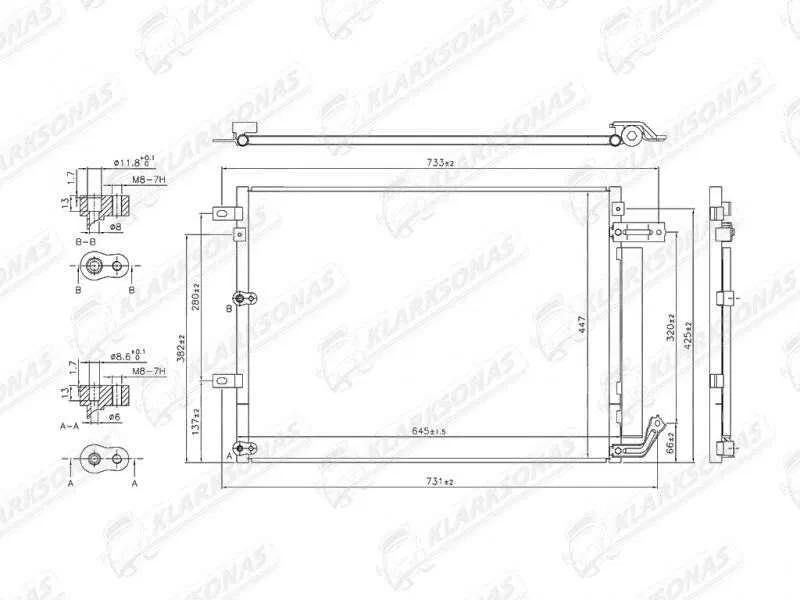 кондиціонер JEEP CHEROKEE (KL), 2014 - 18   52014775AB