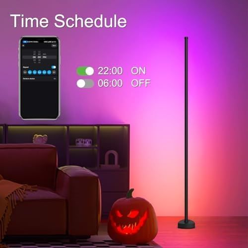 Zestaw 2 lamp smart led rgb ustellar stojące 22w dx21004-2 aplikacja