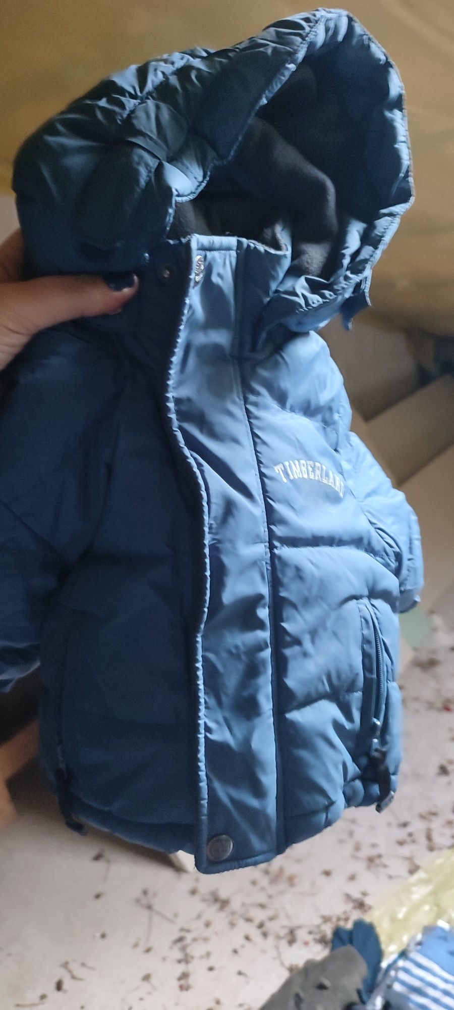 Kurtka zimowa puchowa z kapturem Timberland