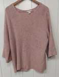 Różowy Sweter Damski Marki Basic