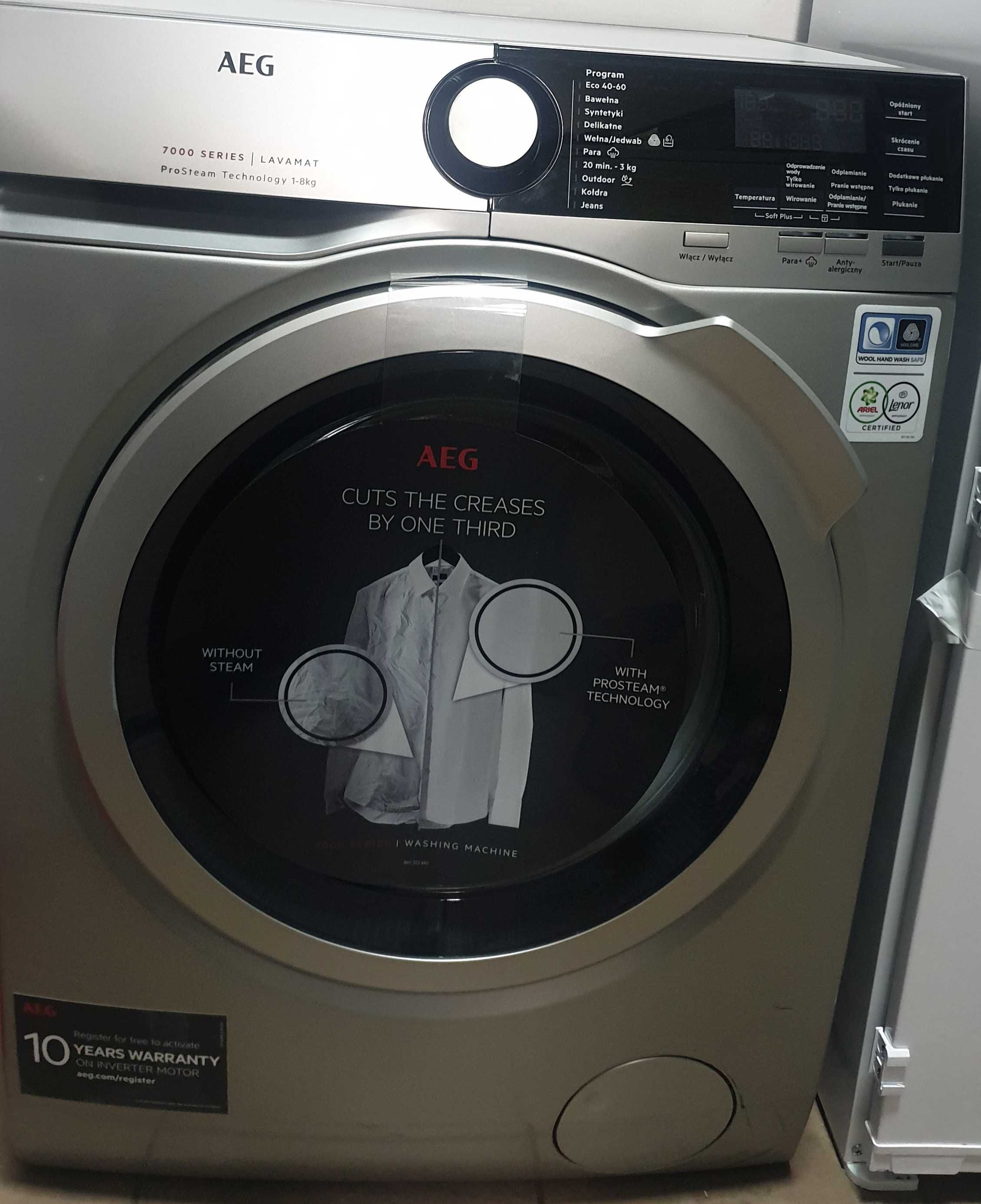 Outlet Agd:Pralka Aeg ML7FNE48SP Warszawa