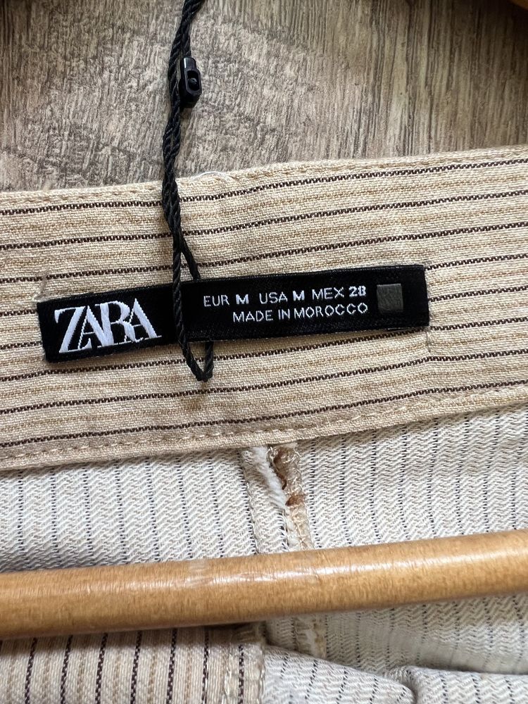 Юбка міді Zara c розрізом спереду