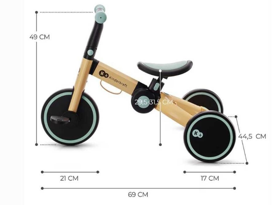 Rowerek 3 w 1 Kinderkraft