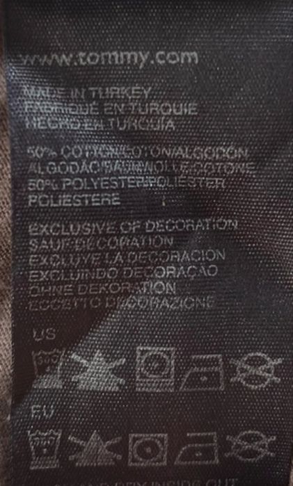 Tshirt Tommy Denim L cinzenta com Mickey a preto