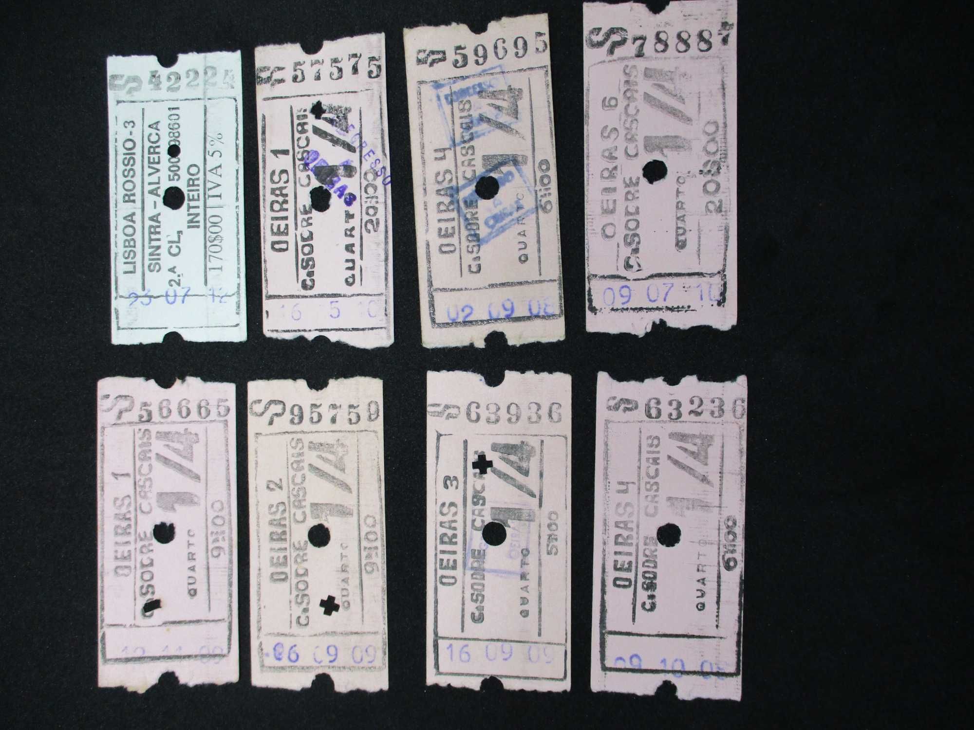 bilhetes com numeros capicuas da CP