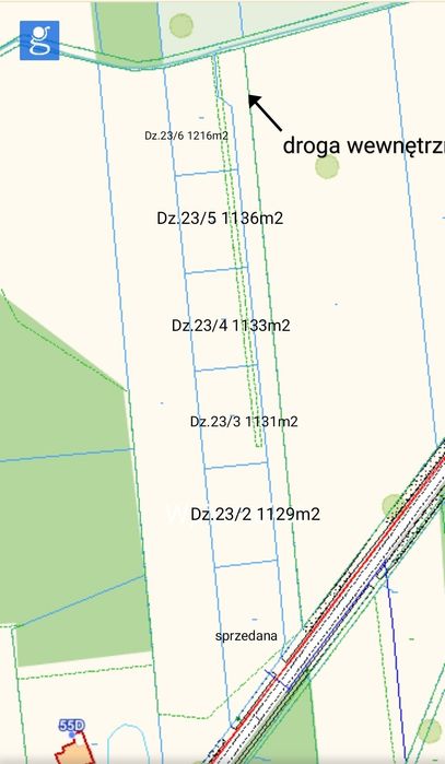 Działka budowlana z  przyłączami woda-prąd- Blizanów, Lipe, Stawiszn