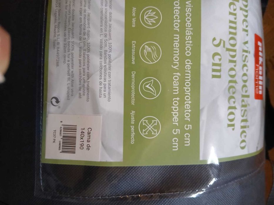 Topper Viscoelástico Dermoprotetor