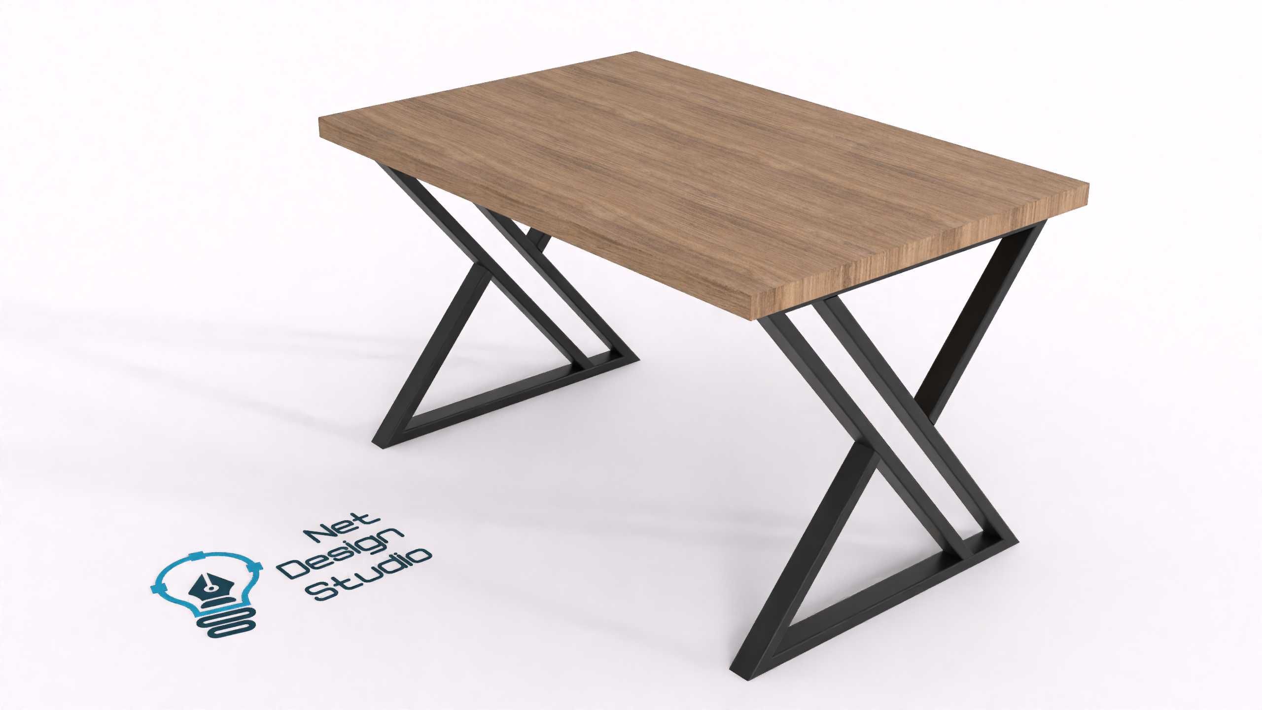 Stół w stylu LOFT, Model-1, pliki DXF oraz PDF
