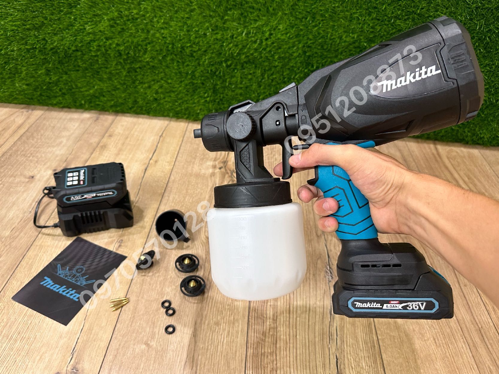 Аккумуляторный краскопульт Makita MTW800BL 36V 6Ah 3 режима распыления